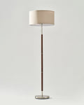 Carter Floor Lamp | Wood & Linen Shade Floor Lamp – Brightech