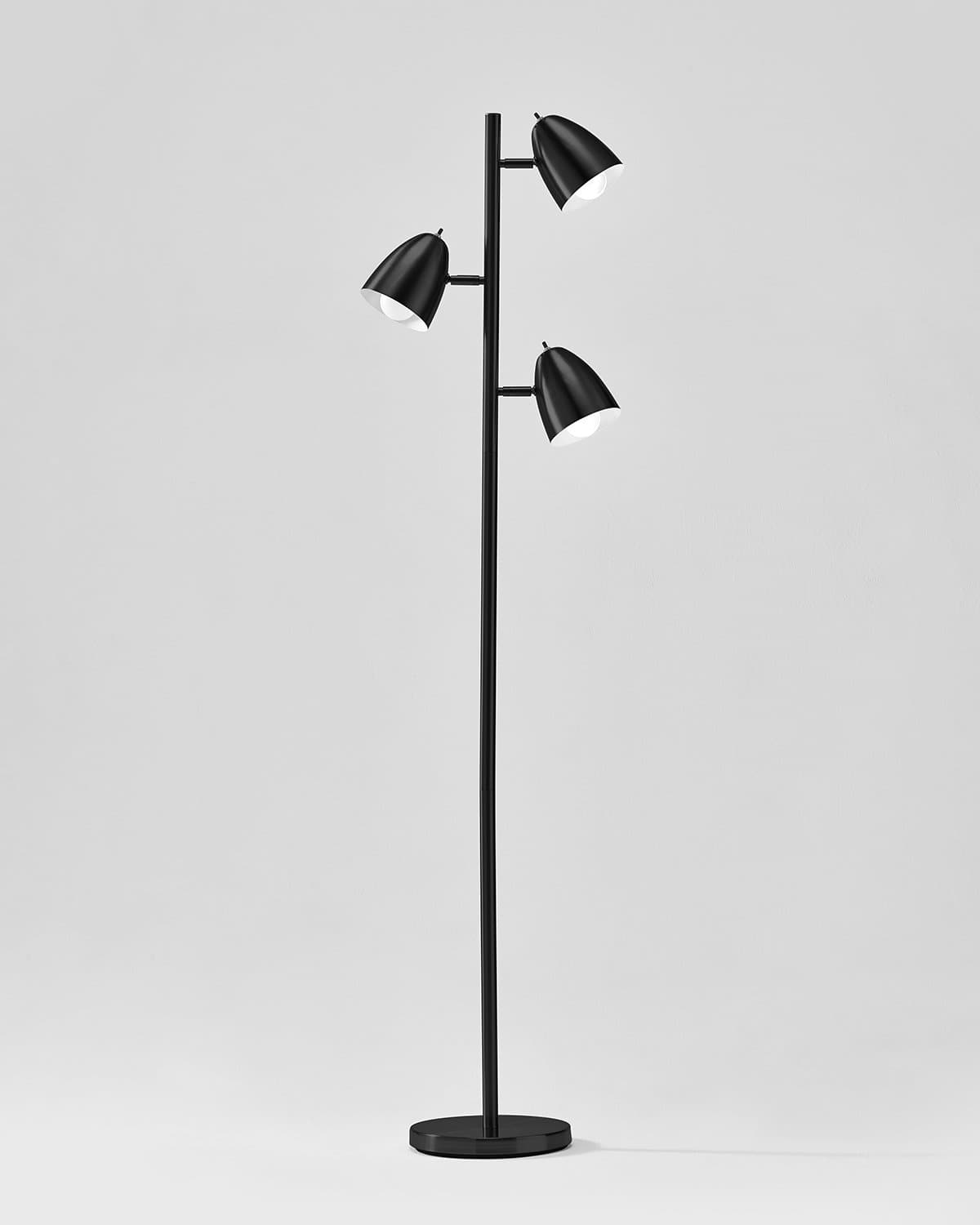 Jacob Multi-Light Floor Lamp | Mid-Century Modern Floor Lamp – Brightech