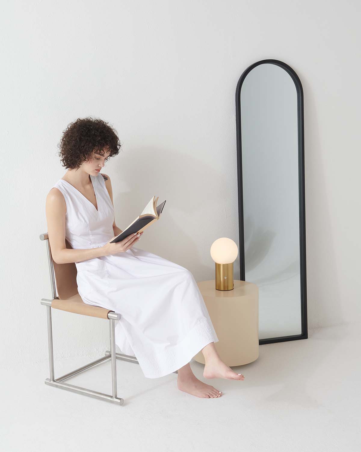 Kai Table Lamp | Minimalist Brass Desk Lamp – Brightech