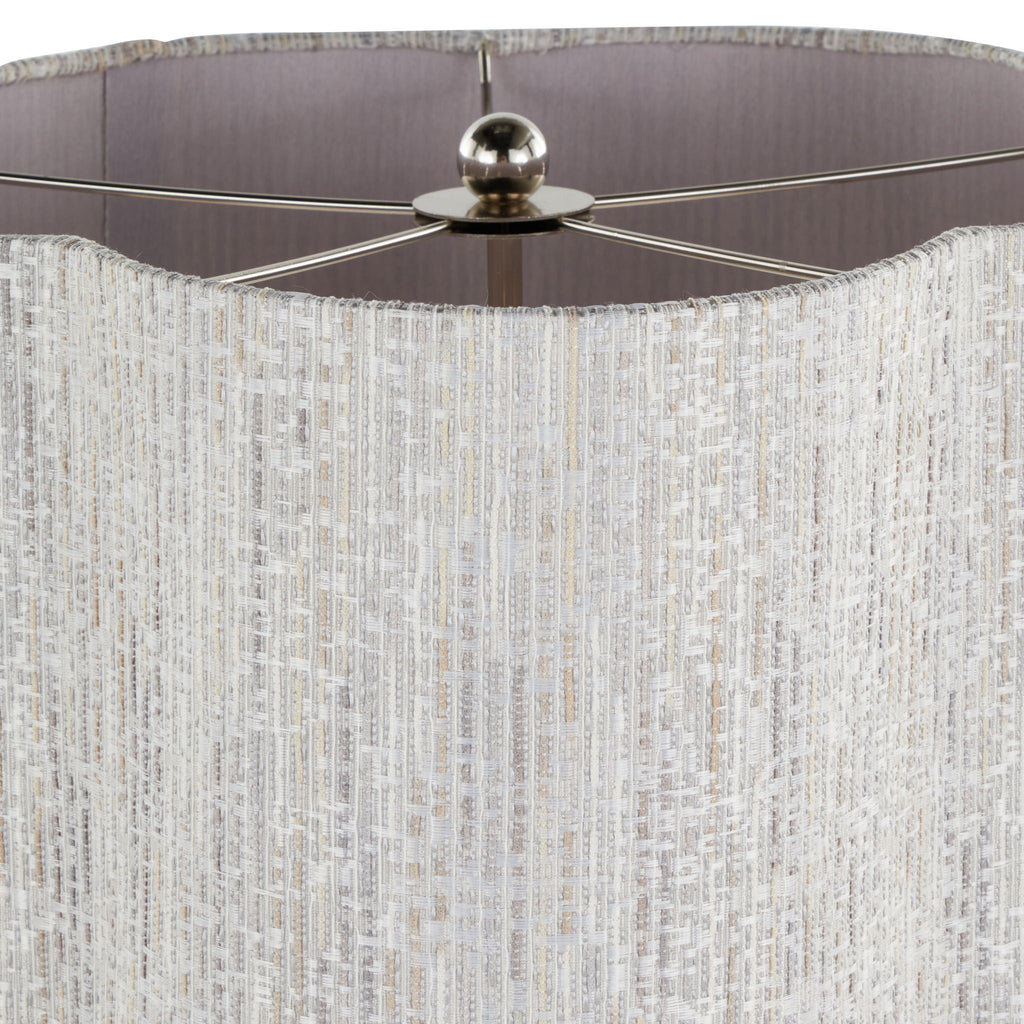 Lily Candelabra Table Lamp | Polished Nickel Candelabra-Style Table Lamp