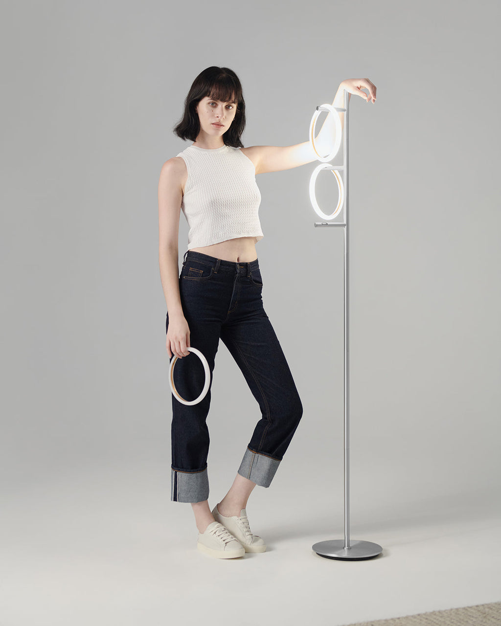 Saturn Ring Floor Lamp | Modern Globe Floor Lamp