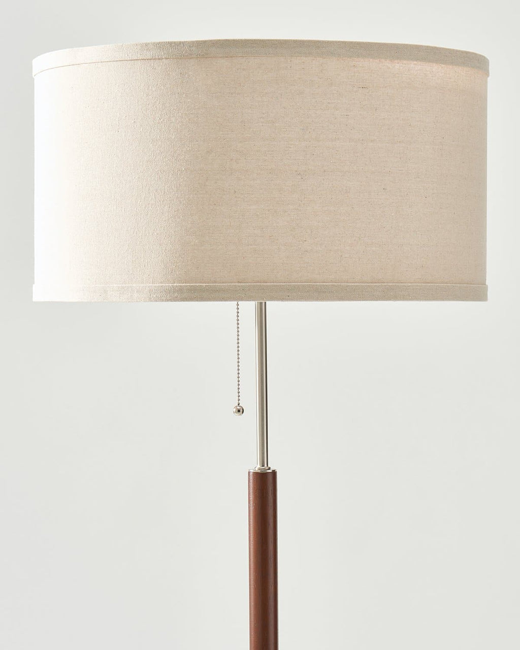 Carter Floor Lamp | Wood & Linen Shade Floor Lamp – Brightech