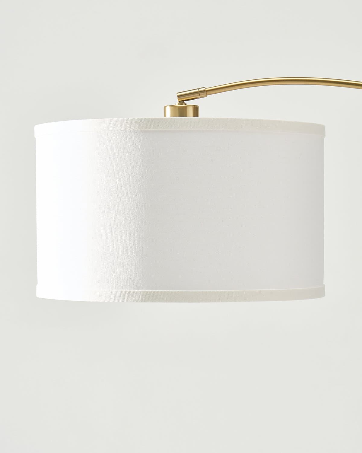 Logan Arc Floor Lamp | Marble Base Arc Lamp with Globe Shade