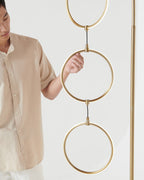 Nova Arc Floor Lamp | Modern Arc Lamp with Rings