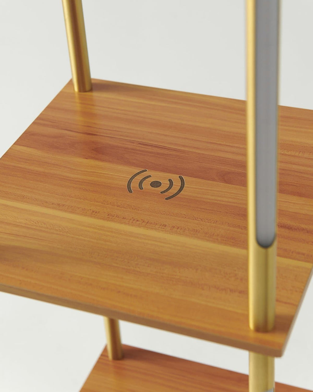 Aria Shelf Floor Lamp | Floor Lamp with Shelves – Brightech