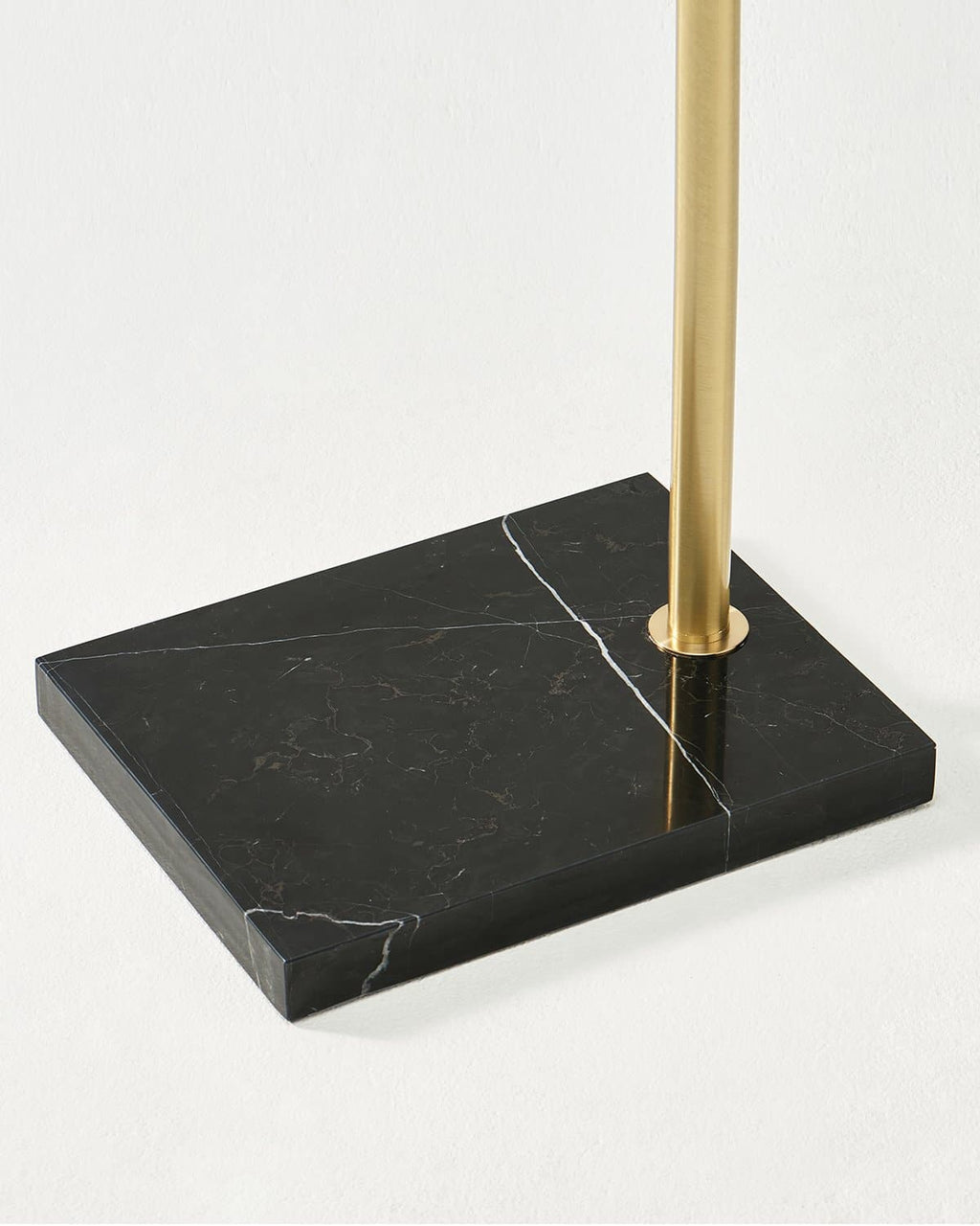 Logan Arc Floor Lamp | Marble Base Arc Lamp with Globe Shade