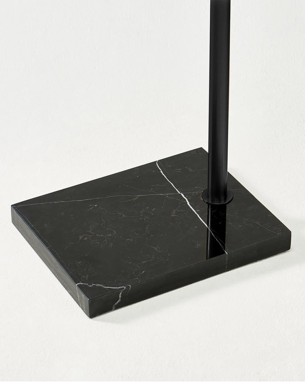 Logan Arc Floor Lamp | Marble Base Arc Lamp with Globe Shade