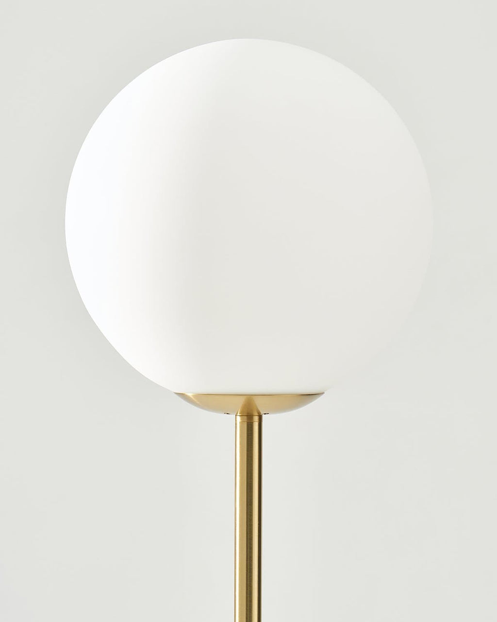 Luna LED Floor Lamp | Brass Globe Floor Lamp – Brightech