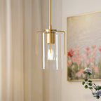 Farmhouse Gold Pendant Light
