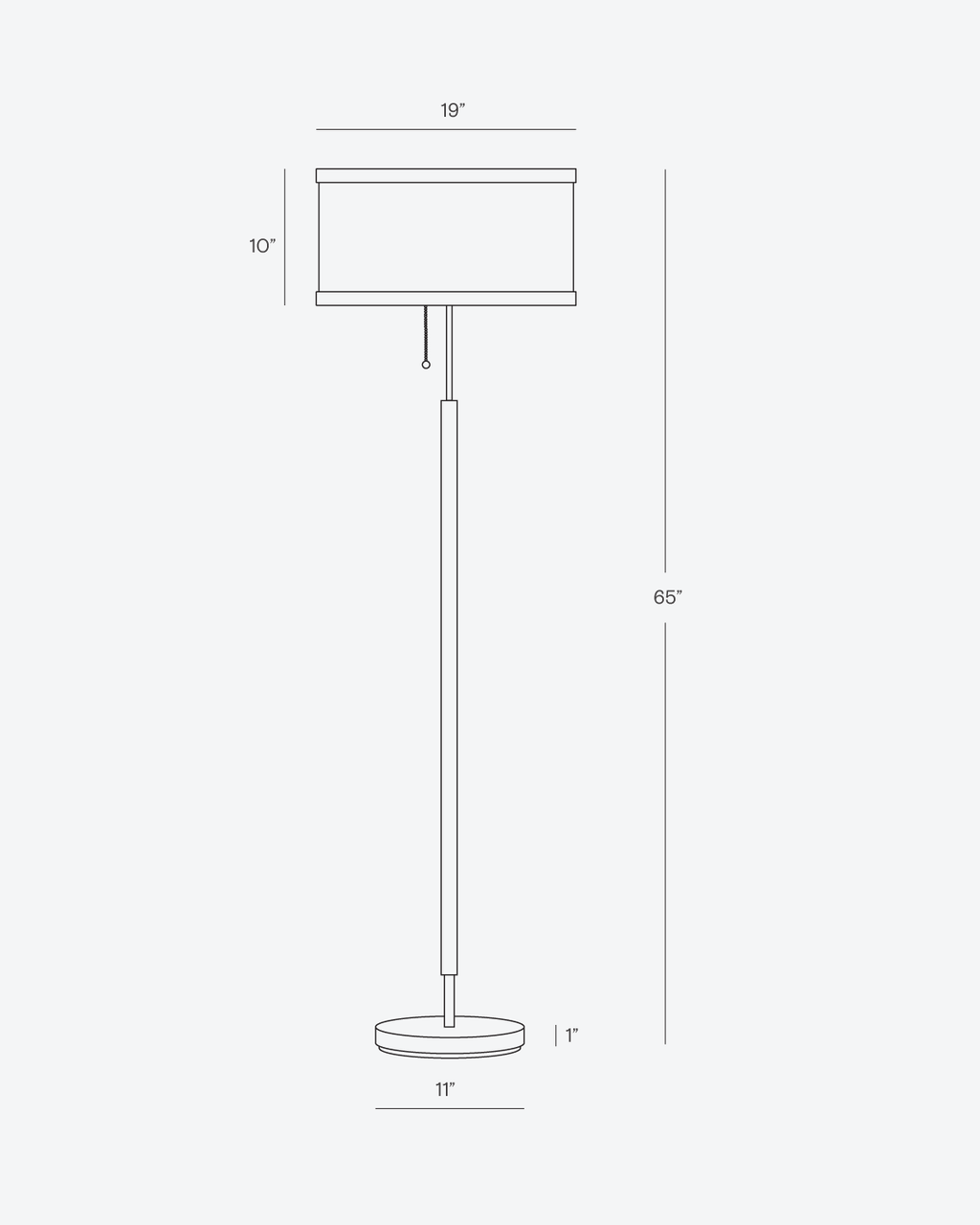 Carter Floor Lamp | Wood & Linen Shade Floor Lamp – Brightech