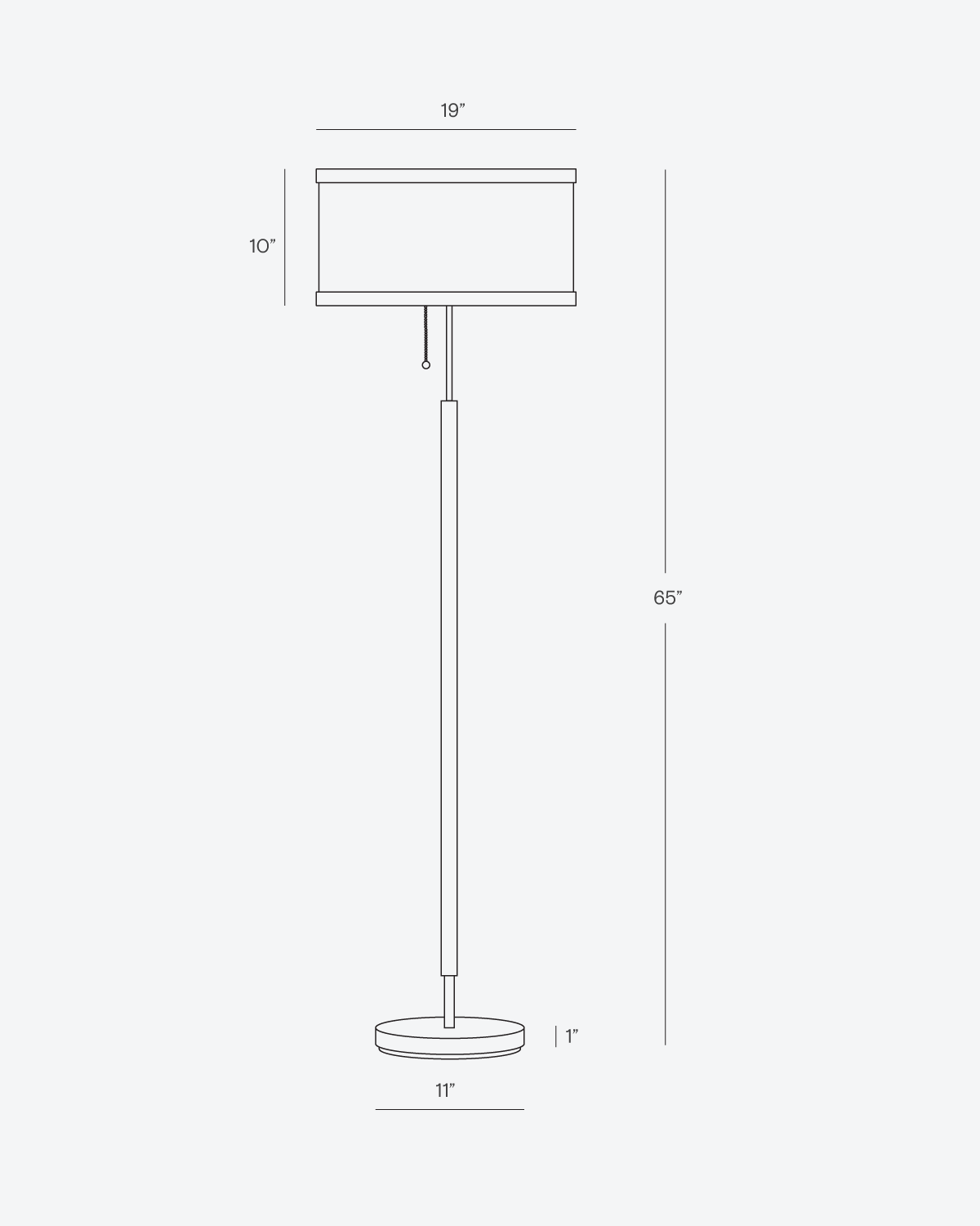 Carter Floor Lamp | Wood & Linen Shade Floor Lamp – Brightech