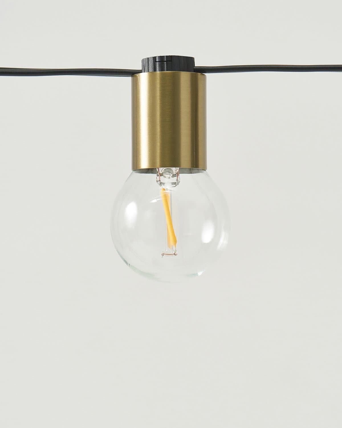 Glow Globe Plug-in String Lights | Nostalgic Edison Globe Bulbs