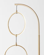 Nova Arc Floor Lamp | Modern Arc Lamp with Rings