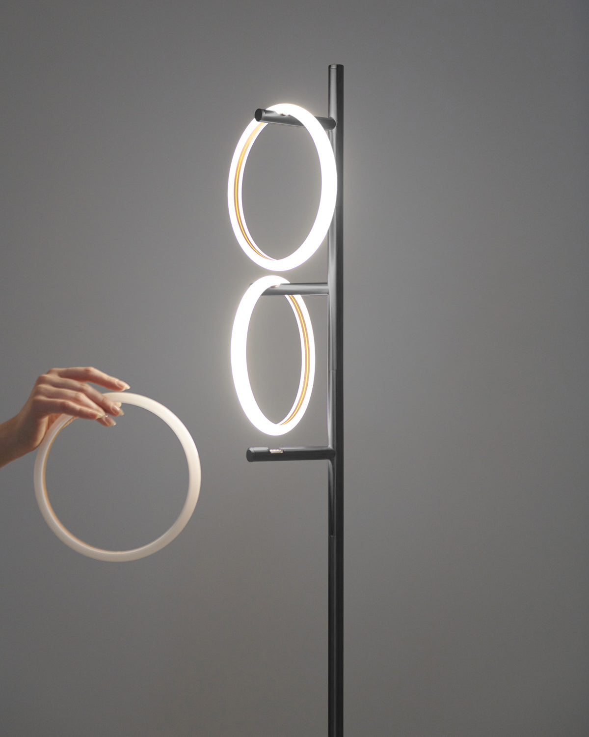 Saturn Ring Floor Lamp | Modern Globe Floor Lamp