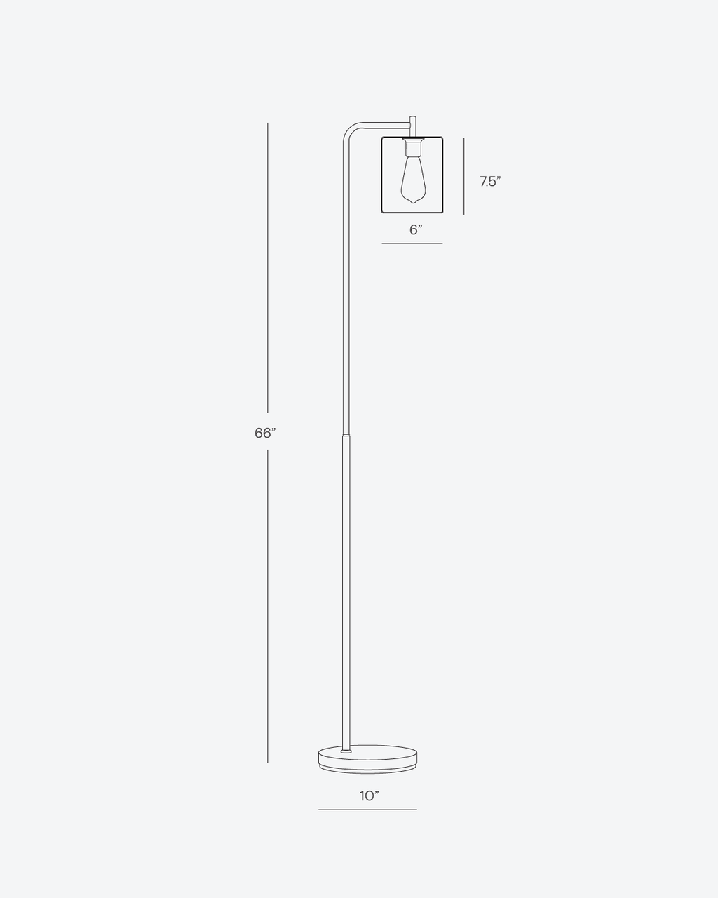 Elizabeth Floor Lamp | Classic Brass Floor Lamp – Brightech
