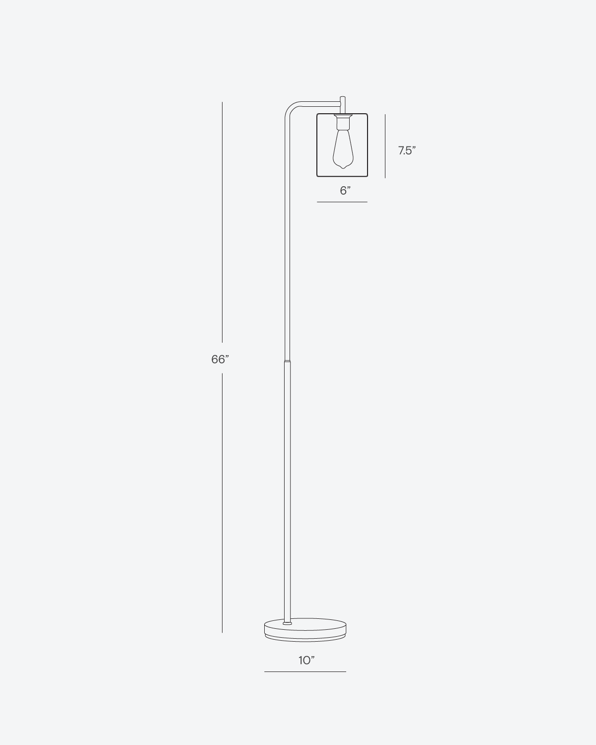 Elizabeth Floor Lamp | Classic Brass Floor Lamp – Brightech