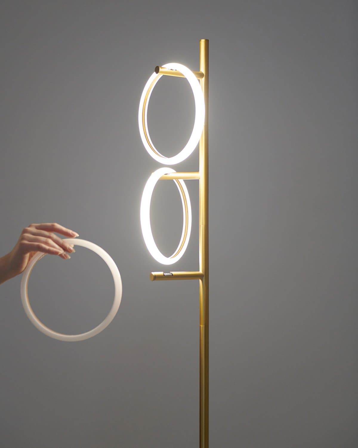 Saturn Ring Floor Lamp | Modern Globe Floor Lamp