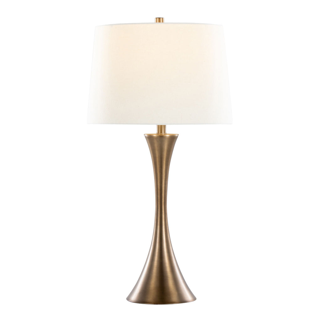 Lenuxe Elegant Table Lamp Set | Hourglass Table Lamp Set of 2