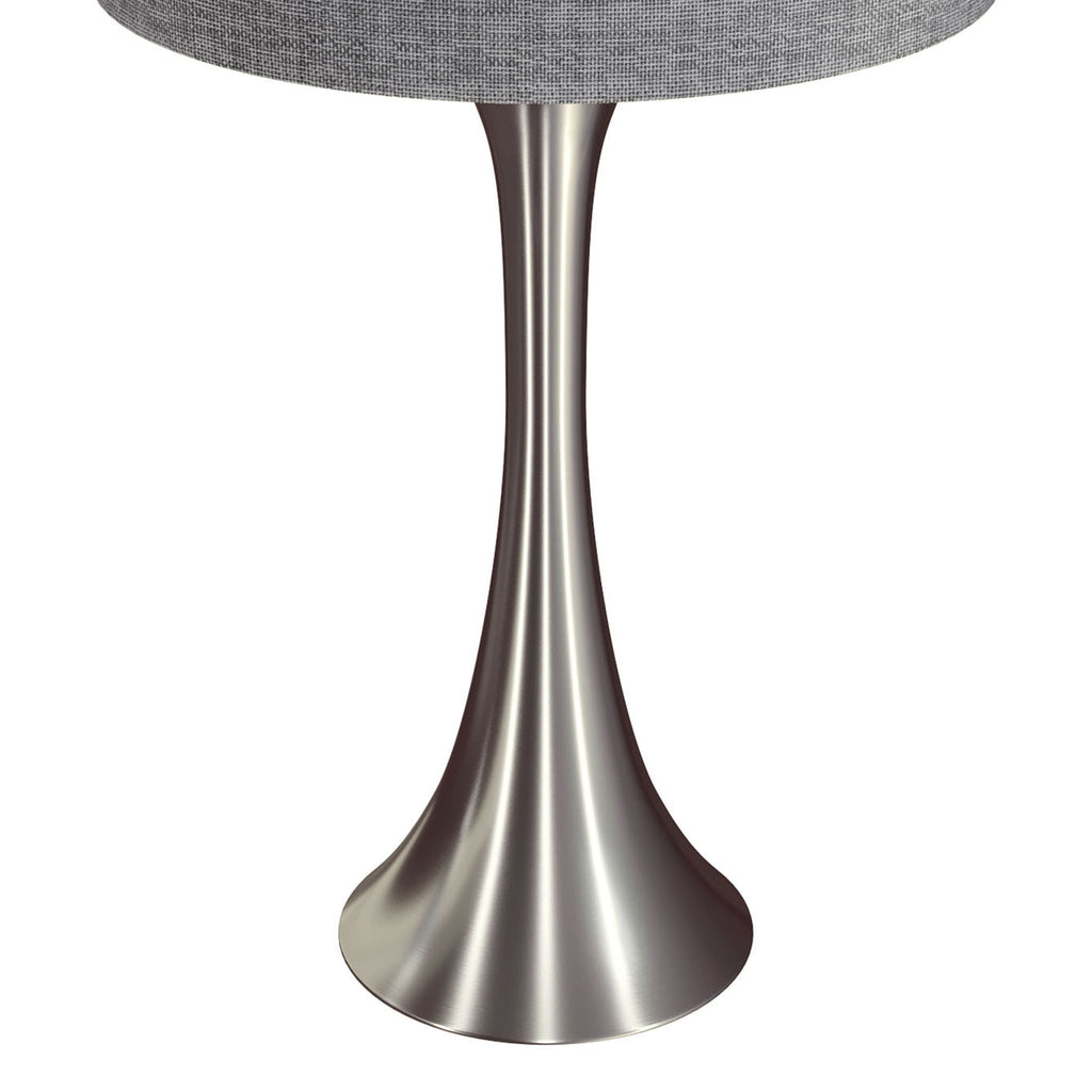 Lenuxe Semi Gloss Table Lamp Set | Hourglass Table Lamp Set of 2