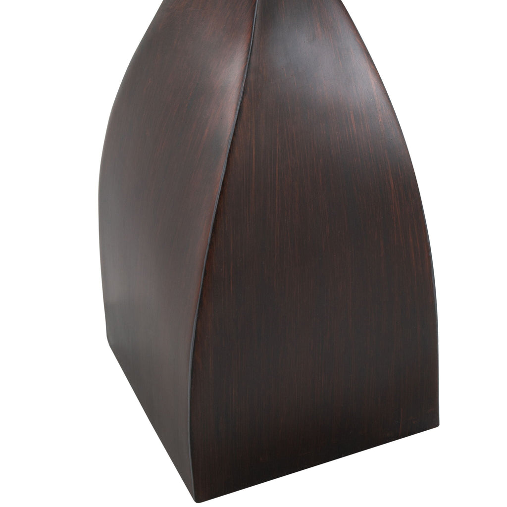 Curvo Block Base Table Lamp Set | Contemporary Polyresin Table Lamp Set of 2