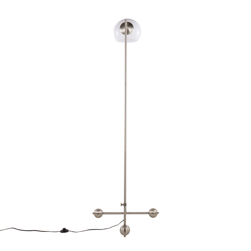 Eileen Contemporary Floor Lamp | Open Frame Angled Contemporary Floor Lamp