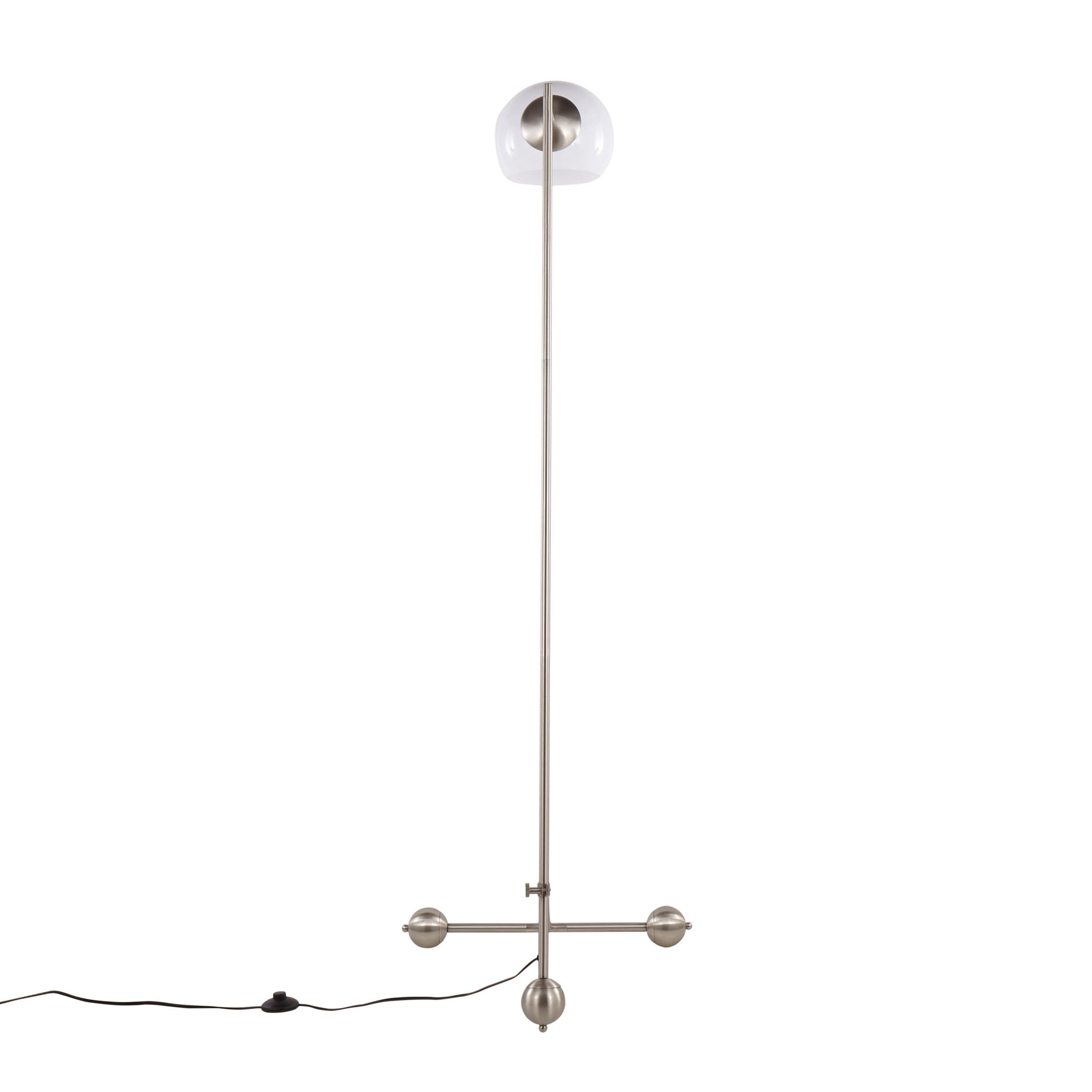 Eileen Contemporary Floor Lamp | Open Frame Angled Contemporary Floor Lamp