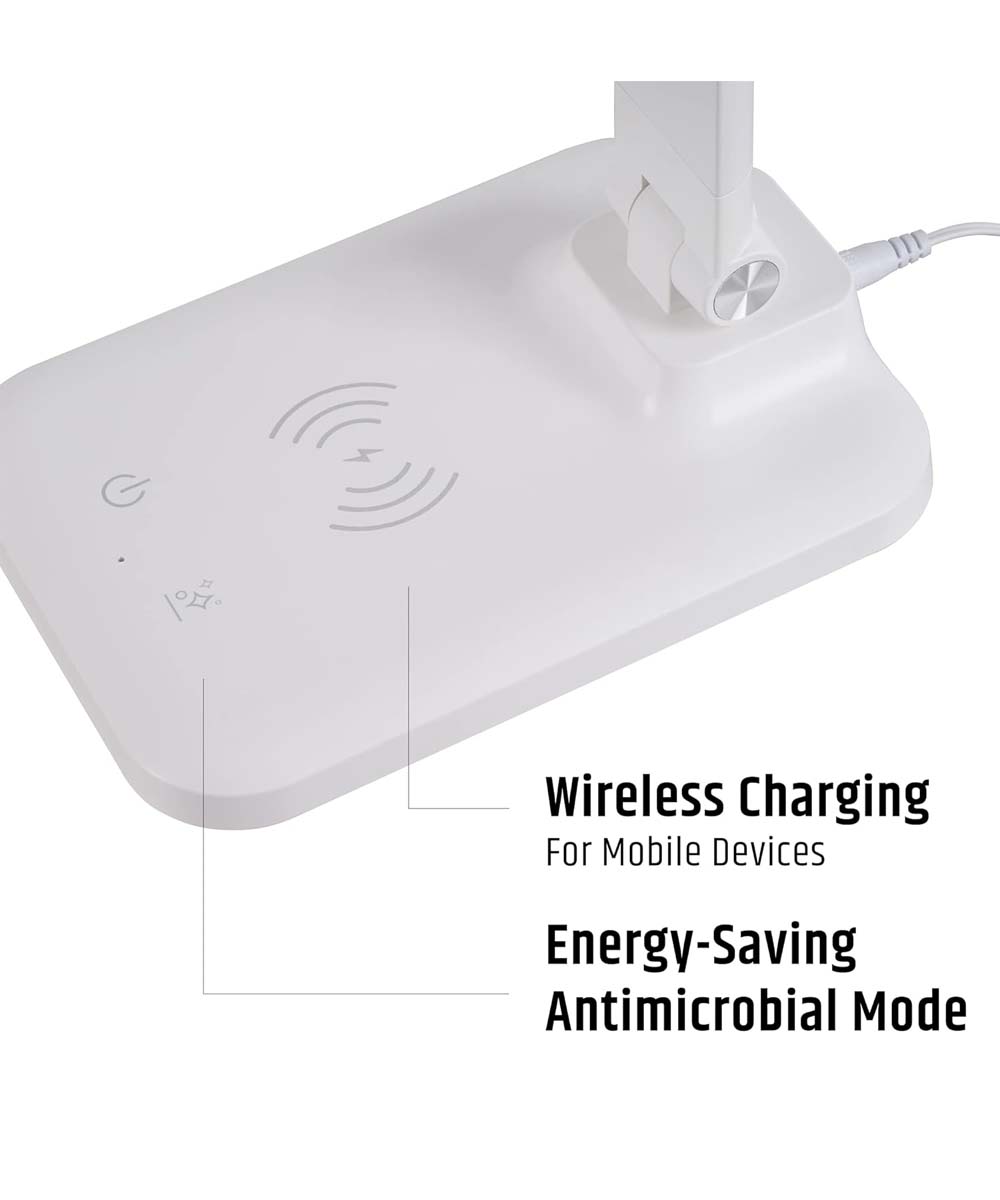 Bright Clean Antimicrobial LED Desk Lamp