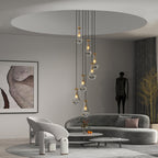 Raindrop Cluster Pendant Chandelier