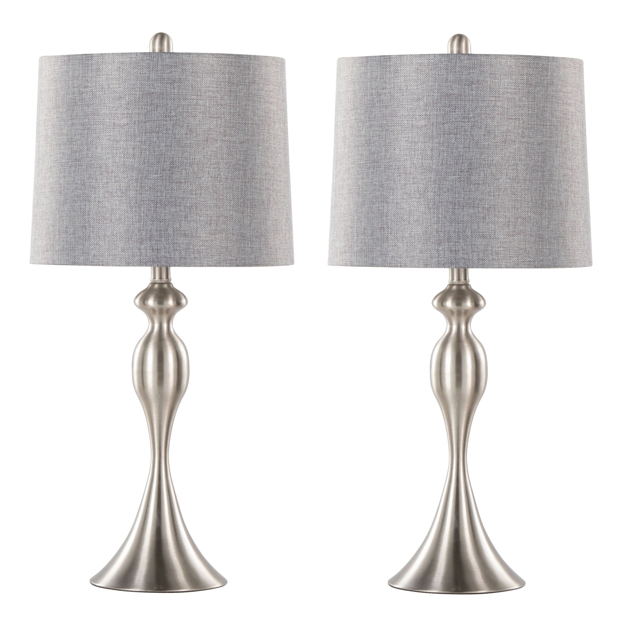 Ashland Hourglass Table Lamp Set | Large Contemporary Table Lamp Set of 2