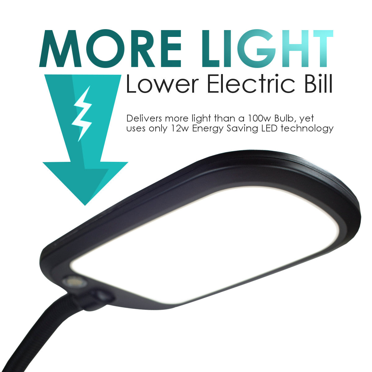 26"H Slim Design LED Reading light