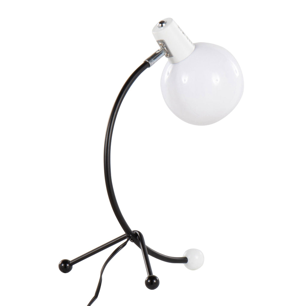 Eileen Task Lamp | Black Angled Frame Contemporary Task Lamp