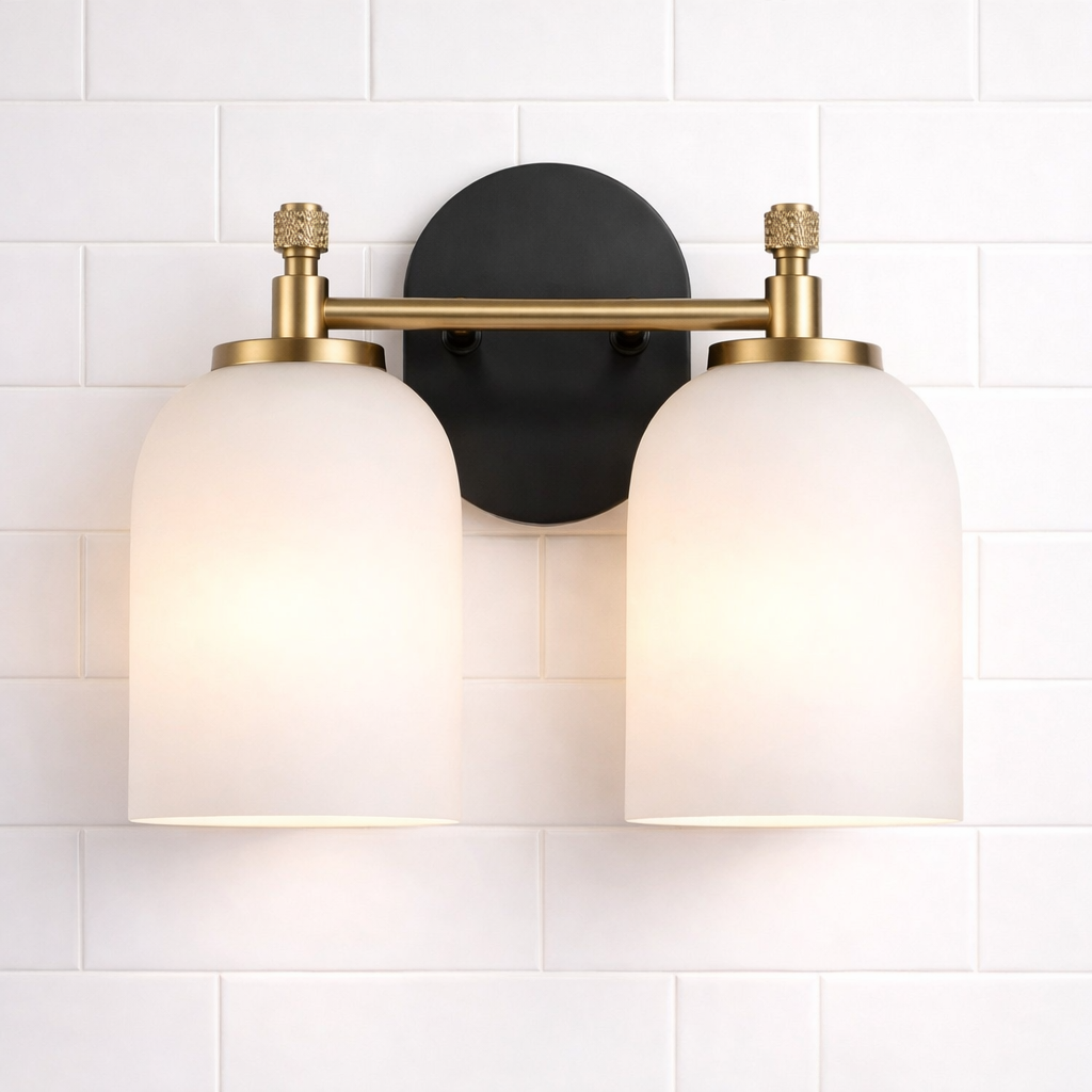 Vortex Two Lights Wall Sconce