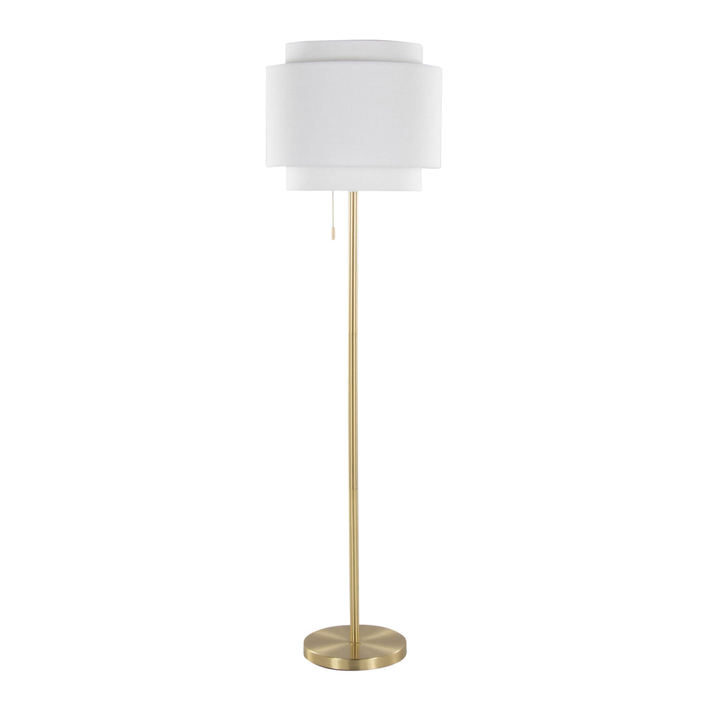 Tier Floor Lamp | Sleek Metal Contemporary Floor Lamp