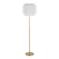 Tier Floor Lamp | Sleek Metal Contemporary Floor Lamp