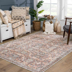 Urpi Rose & Brown Area Rug