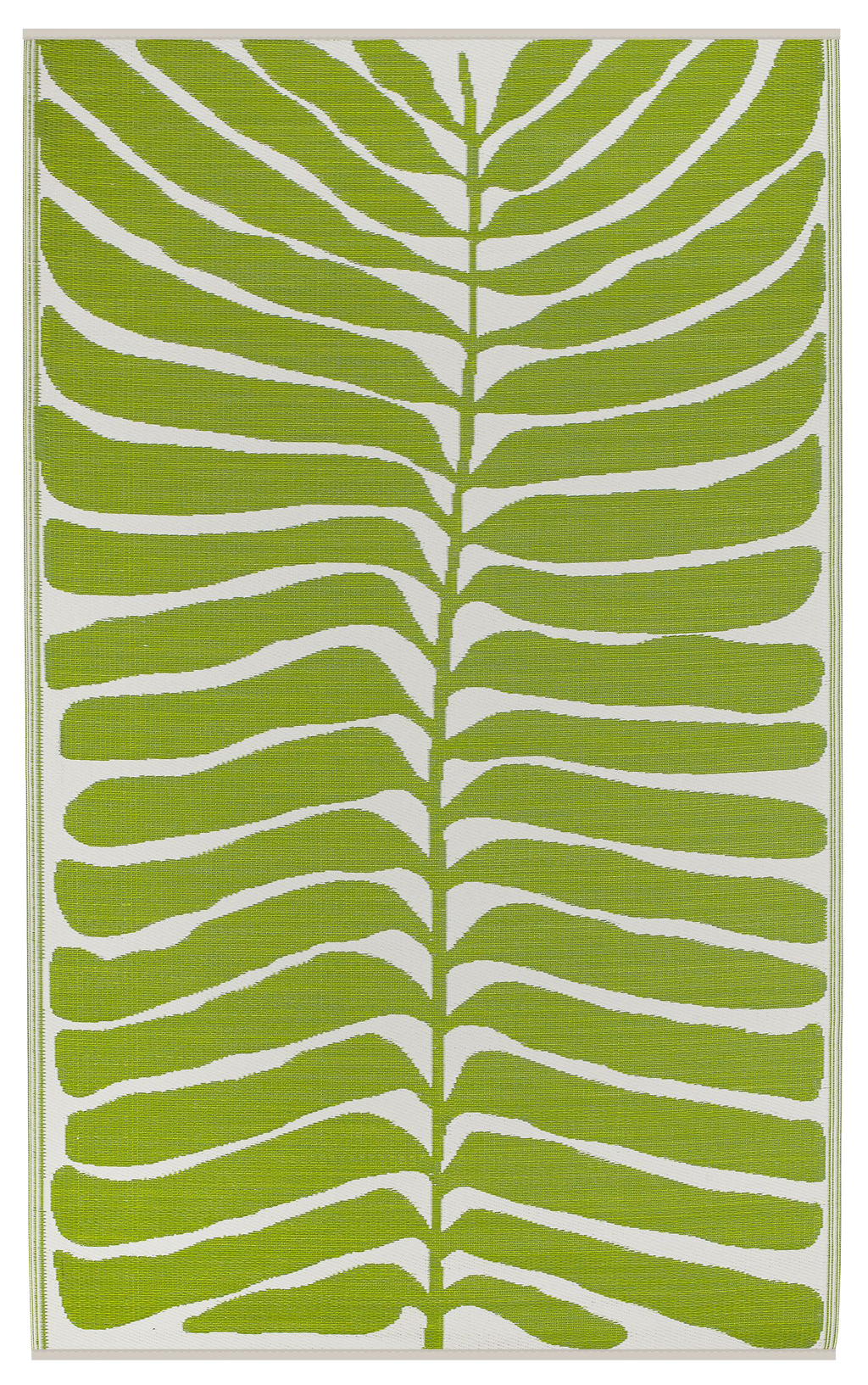 Hilo Green Outdoor Rug | Bold Tropical Leaf Design