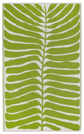Hilo Green Outdoor Rug | Bold Tropical Leaf Design