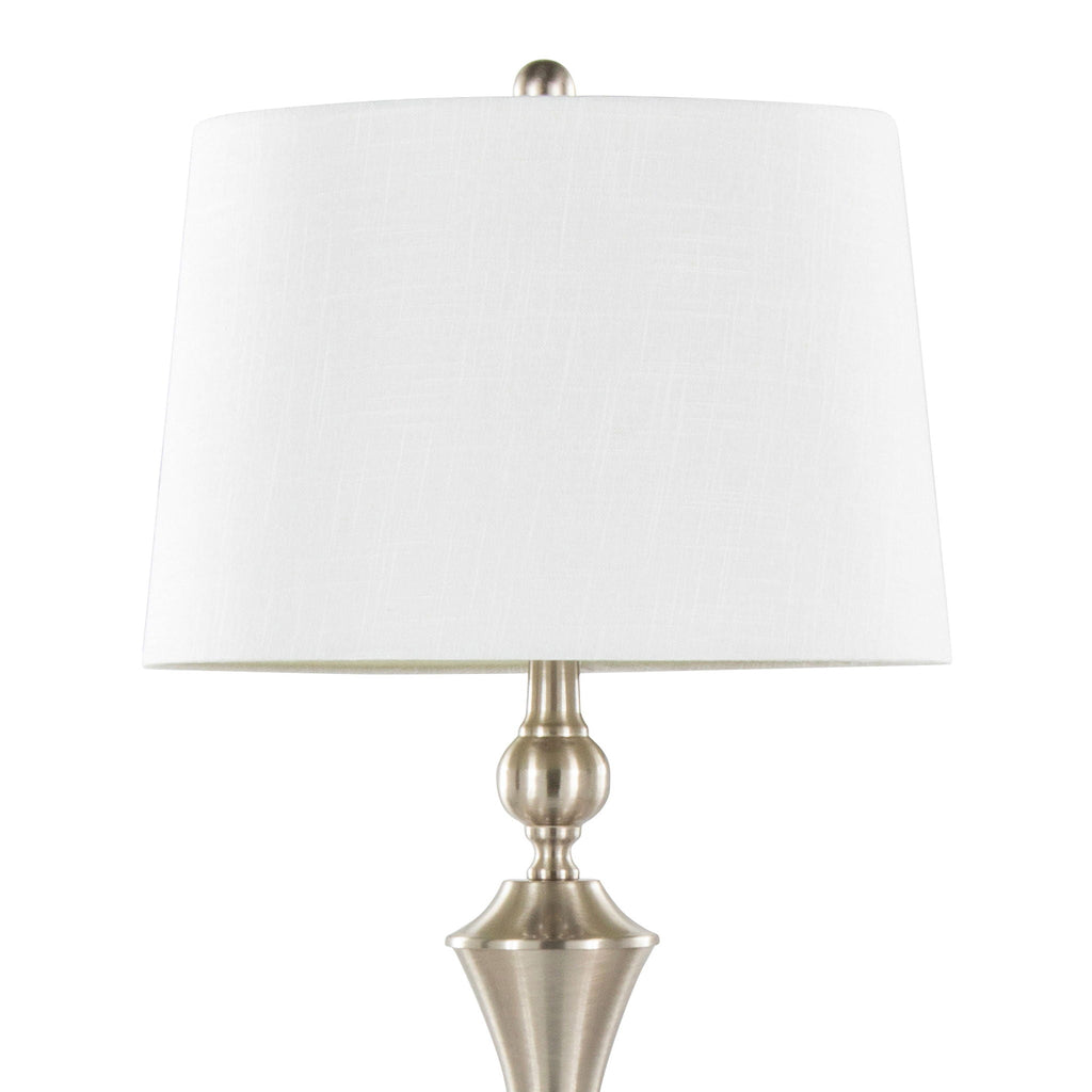 Flint USB Table Lamp Set | Contemporary Table Lamp Set with USB Port, Set of 2