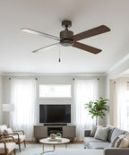 52" Aldea IV 4-Blade Ceiling Fan Light