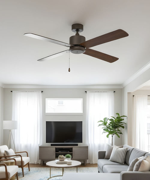 52" Aldea IV 4-Blade Ceiling Fan Light