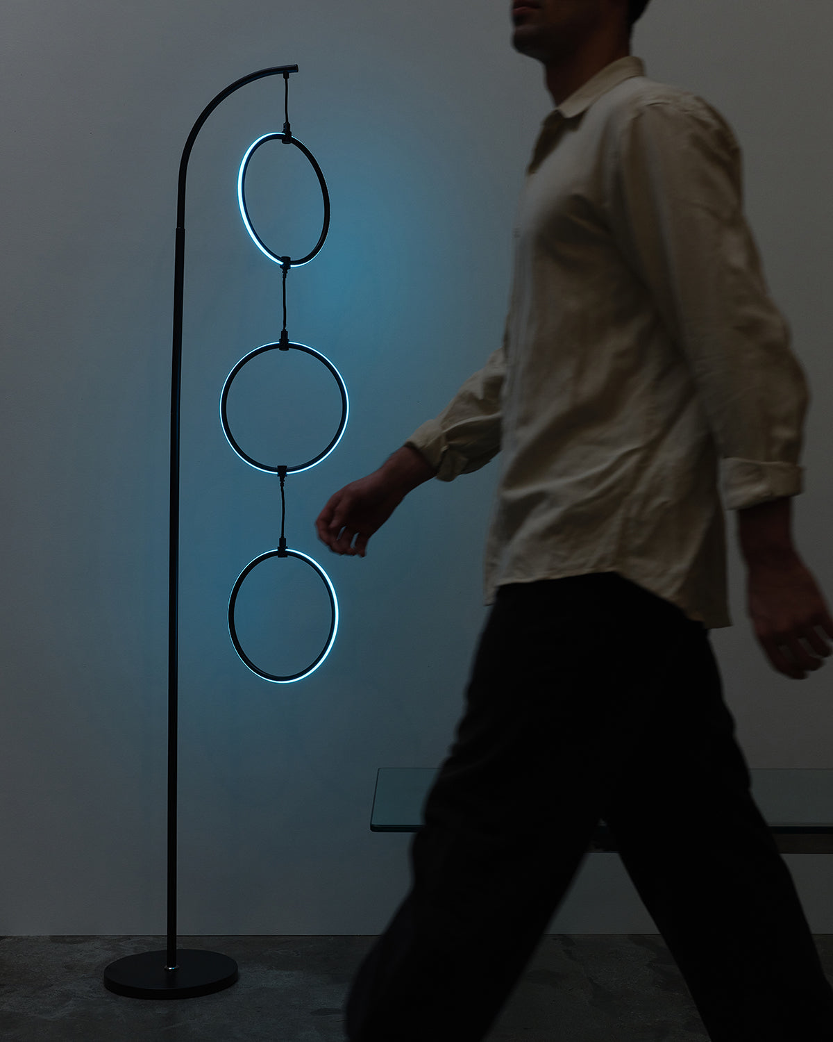Nova RGB Arc Floor Lamp | Color-Changing LED Arc Lamp – Brightech