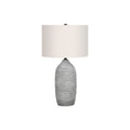 Lighting, Table Lamp, Resin, Modern - Gray / Cream