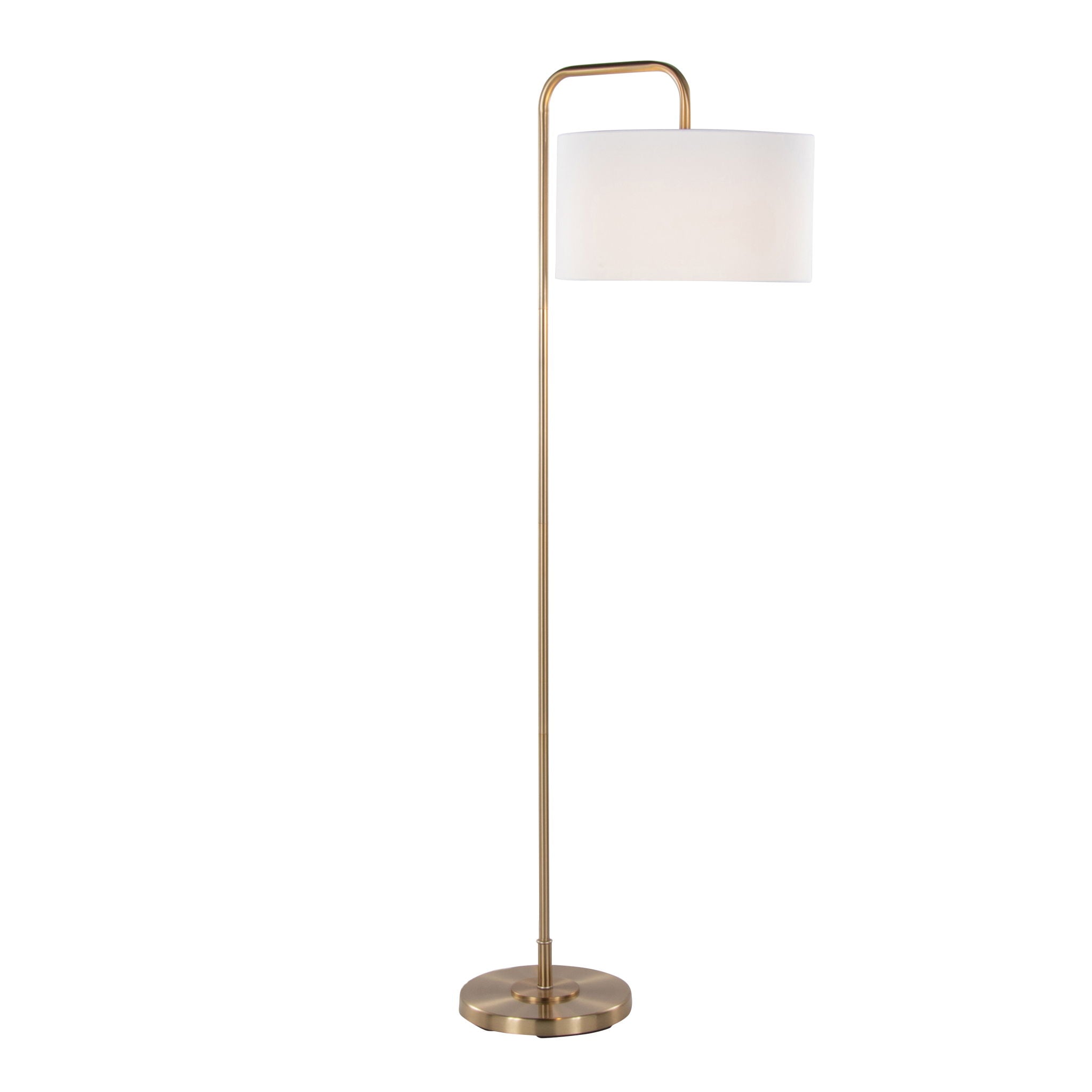 Puck Arc Floor Lamp | Slim Contemporary Arc Floor Lamp