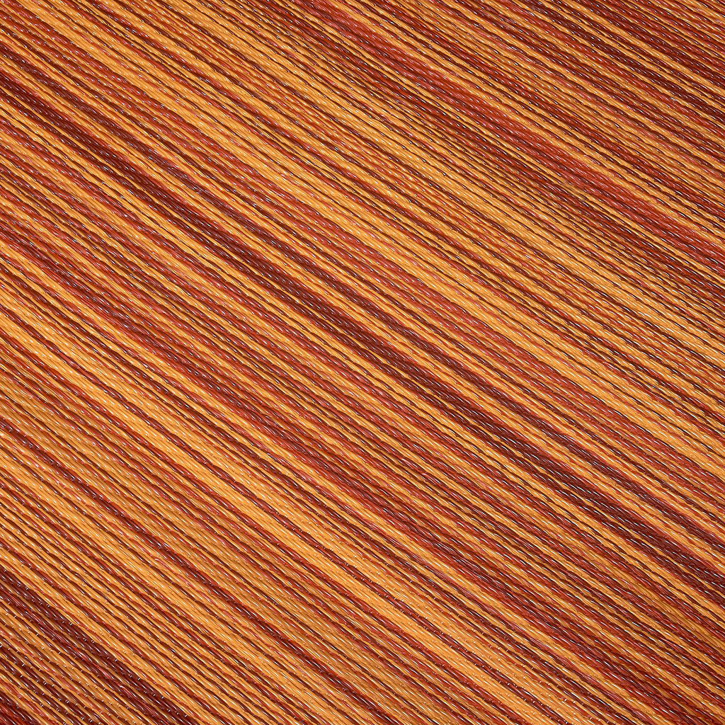 Cancun Terracotta Outdoor Rug | Bold Woven Stripe Design