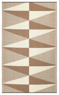 Tucson - Natural Modern Geometric Outdoor Rug for Patio