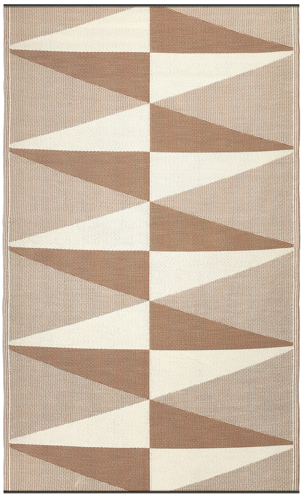 Tucson - Natural Modern Geometric Outdoor Rug for Patio