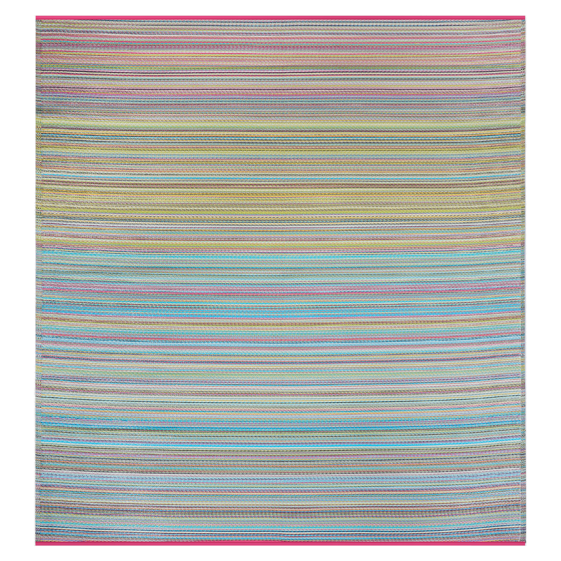 Cancun Candy Outdoor Rug | Bright & Colorful Stripe Design