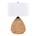 Congo Rattan Table Lamp | Natural Rope Rattan Contemporary Table Lamp