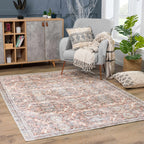 Urpi Rose & Brown Area Rug