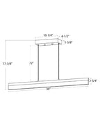 Bar Ribbon Ceiling Lamp